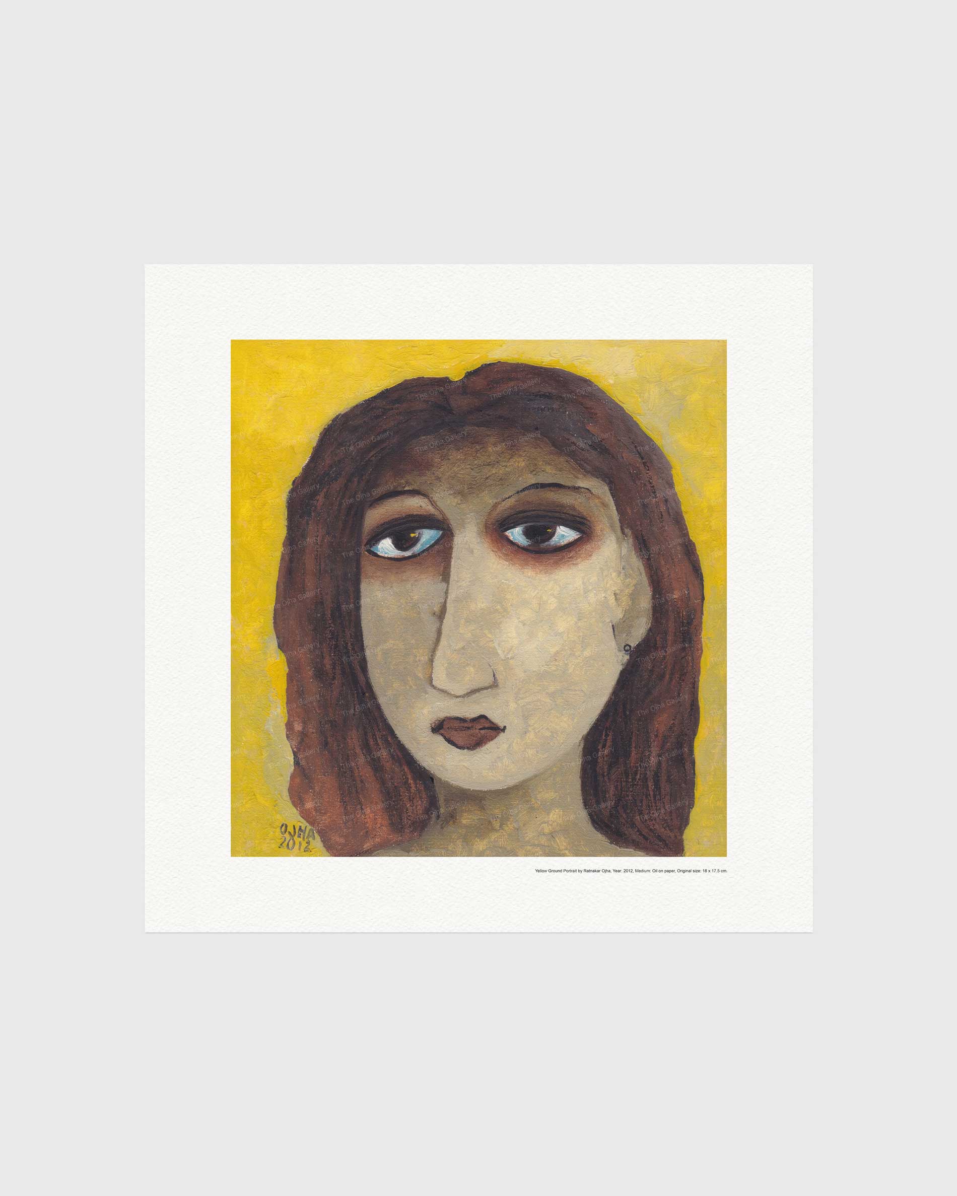 Yellow Ground Portrait | Fine Art Print