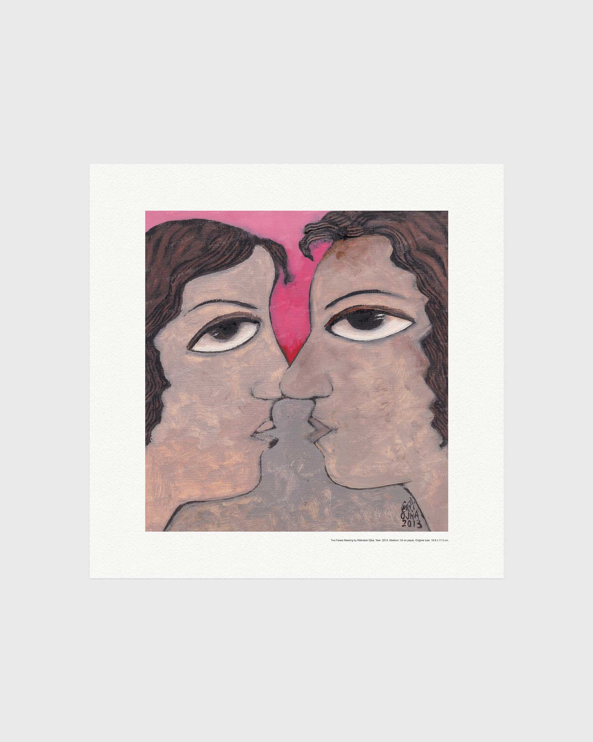 Two Faces Meeting | Fine Art Print